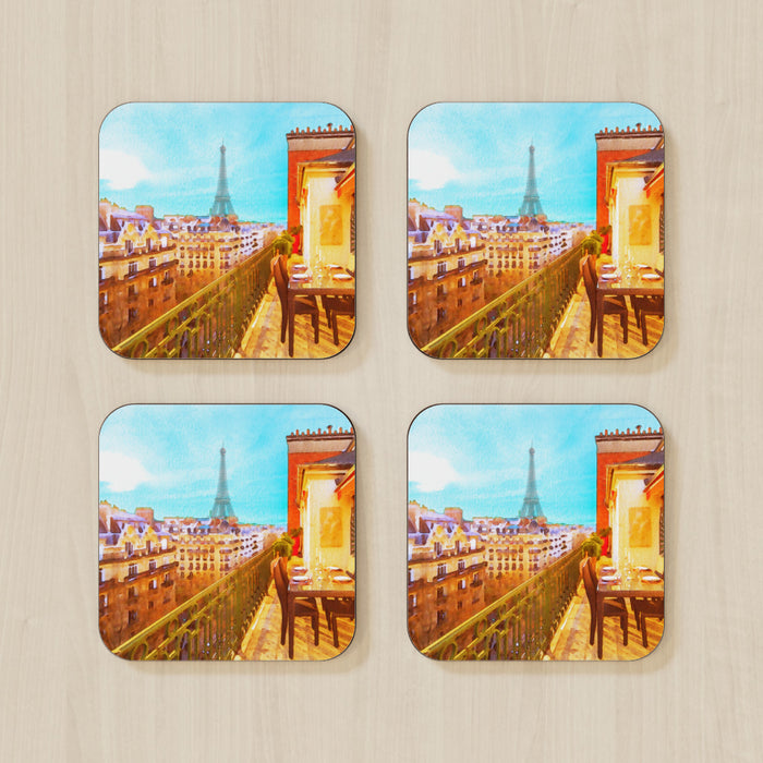 Coasters - Paris View - printonitshop