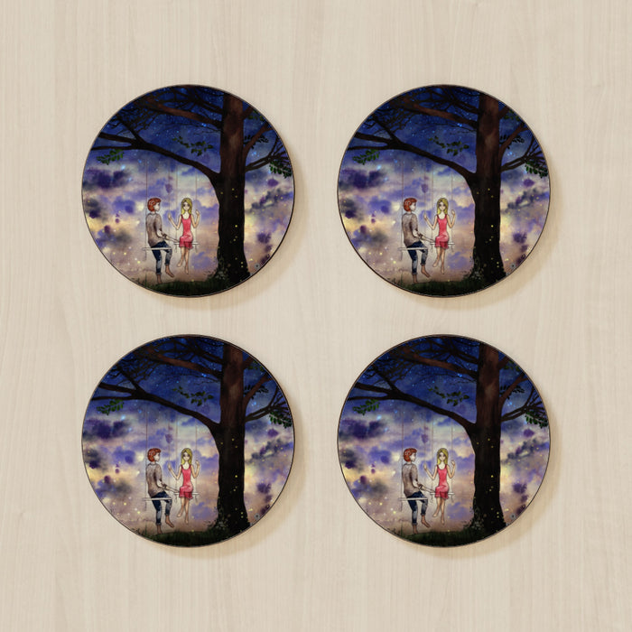 Coasters - Night Swinging - printonitshop