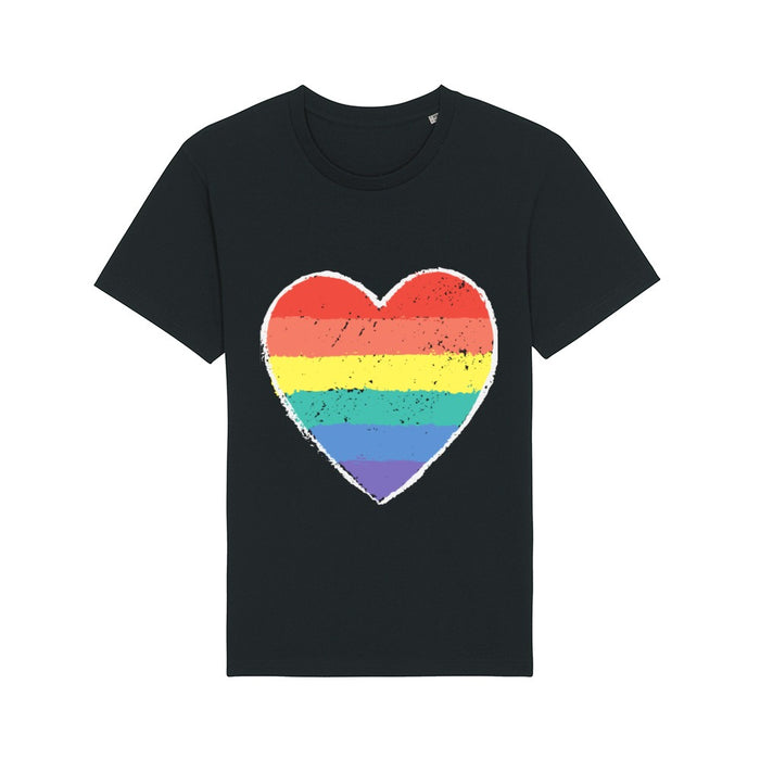 T - Shirt - Rainbow Heart - Print On It