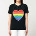 T - Shirt - Rainbow Heart - Print On It