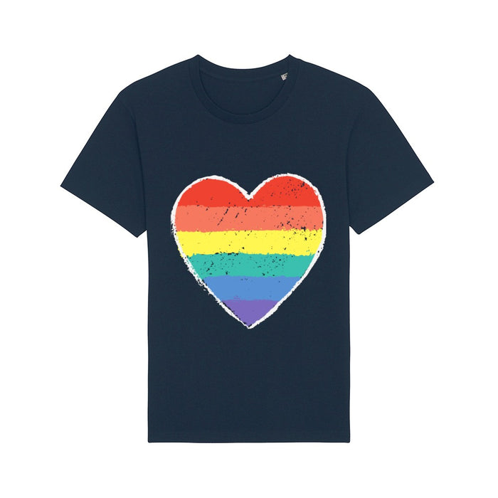 T - Shirt - Rainbow Heart - Print On It