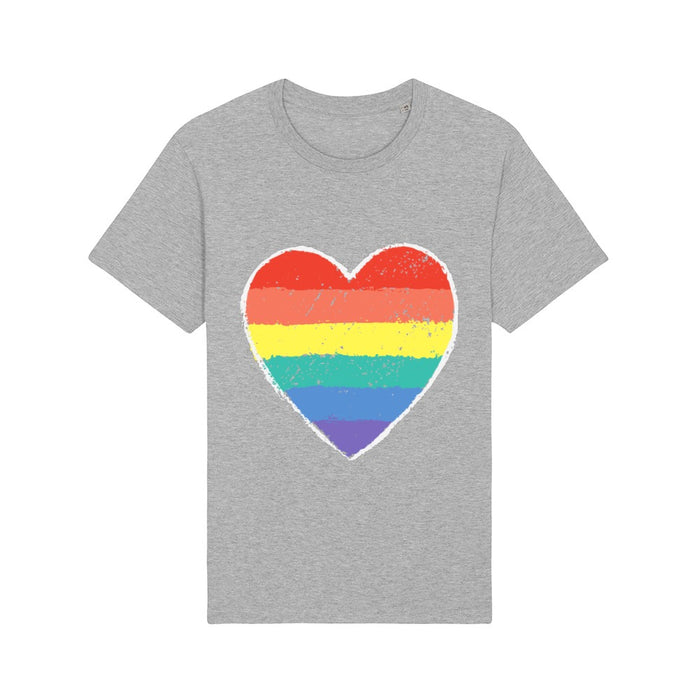 T - Shirt - Rainbow Heart - Print On It