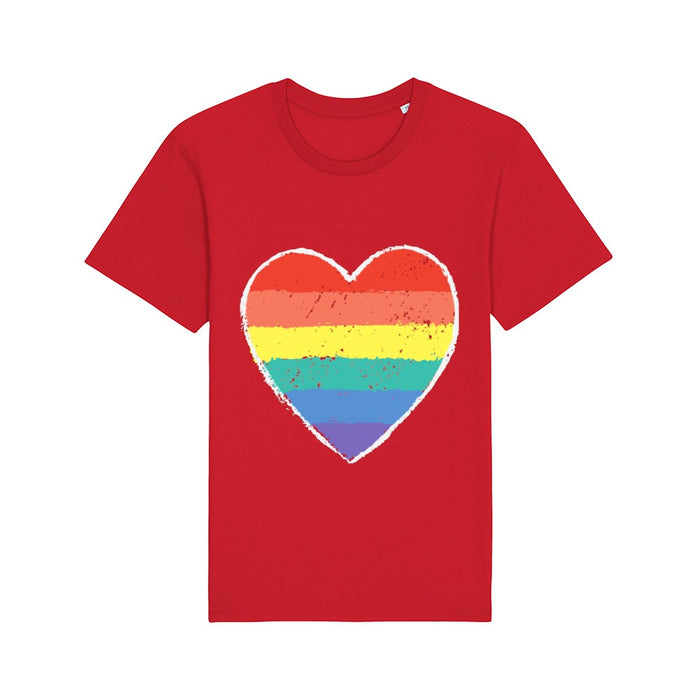 T - Shirt - Rainbow Heart - Print On It