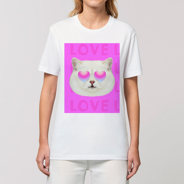 T - Shirt - Cat Love - Print On It