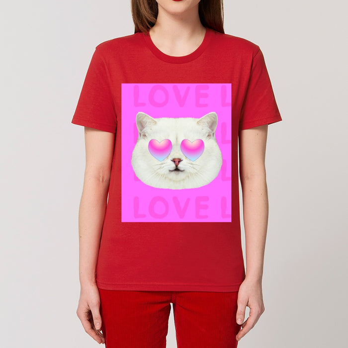 T - Shirt - Cat Love - Print On It