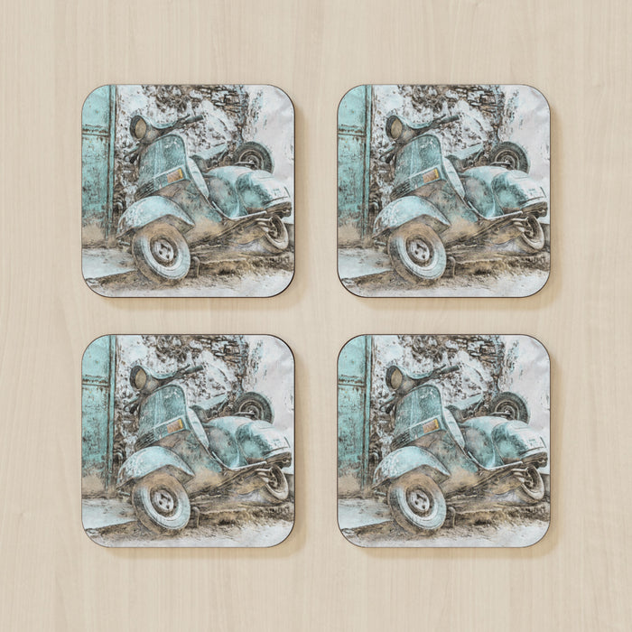 Coasters - Classic Scooter - printonitshop