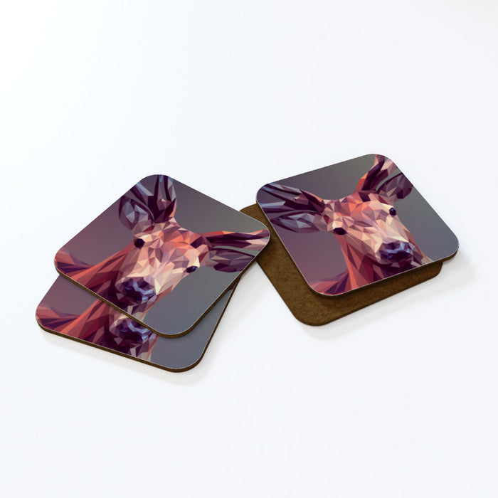 Coasters - Vector Deer - printonitshop