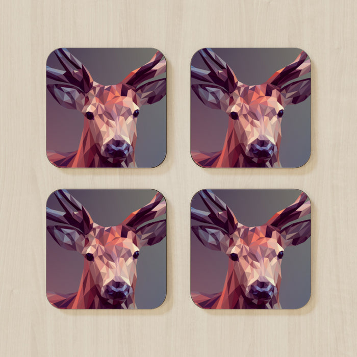 Coasters - Vector Deer - printonitshop