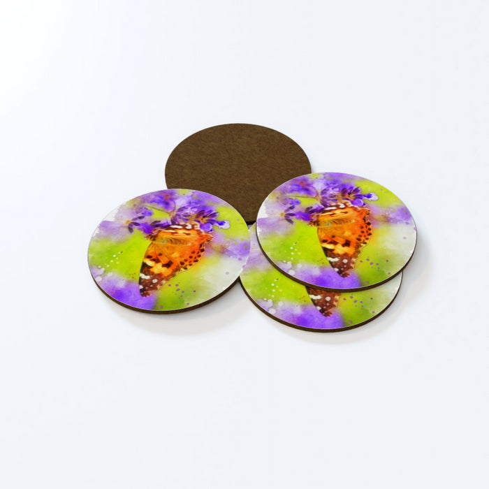 Coasters - Watercolour Butterfly - printonitshop