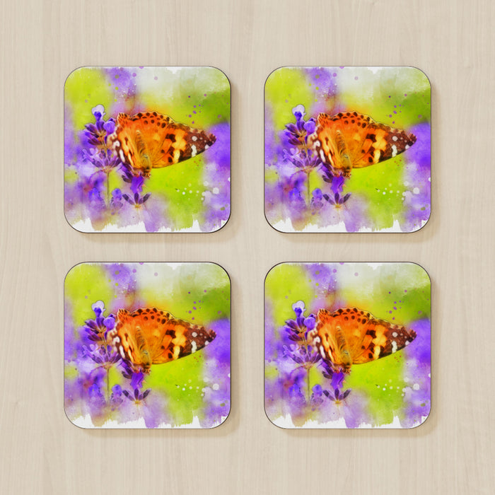 Coasters - Watercolour Butterfly - printonitshop