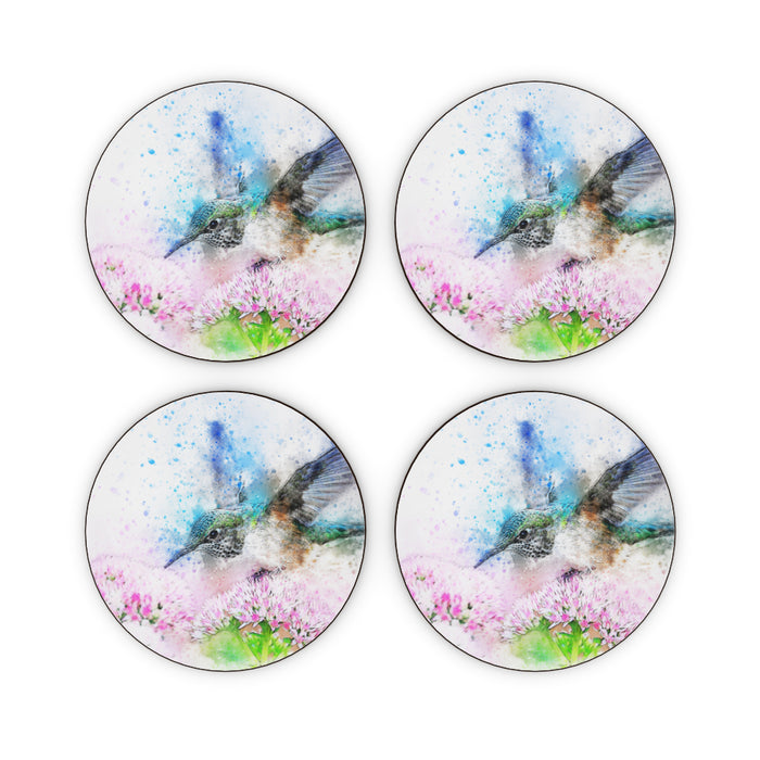 Coasters - Watercolour Hummingbird - printonitshop