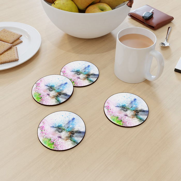 Coasters - Watercolour Hummingbird - printonitshop