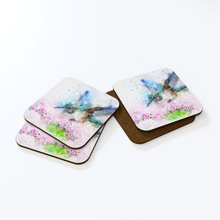 Coasters - Watercolour Hummingbird - printonitshop