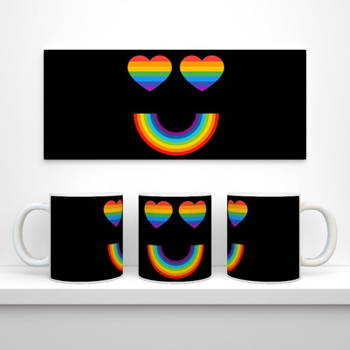 20oz Jumbo Mug - Smily Rainbow - Print On It