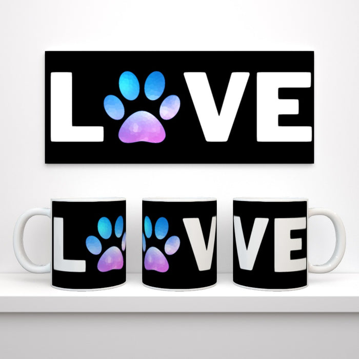 20oz Jumbo Mug - LOVE Paw - Print On It