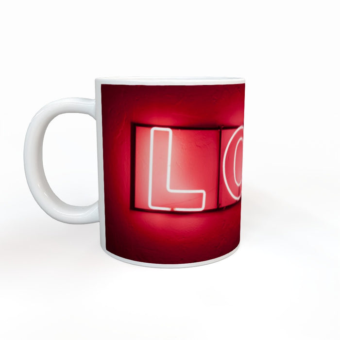 20oz Jumbo Mug - Neon Love - Print On It