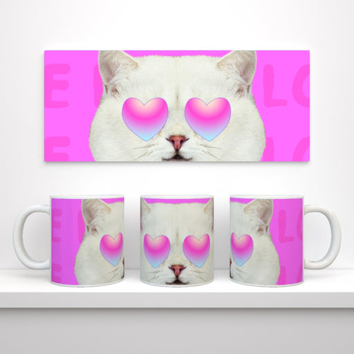 20oz Jumbo Mug - Cat Love - Print On It