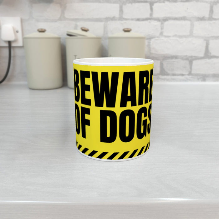 20oz Jumbo Mug - Beware of the Dogs - Print On It