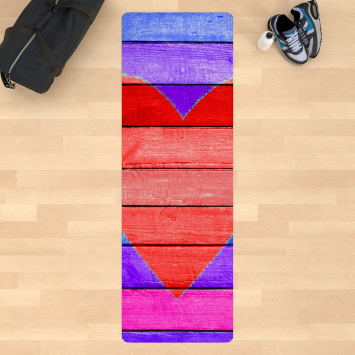 Yoga Mat - Heart - Print On It