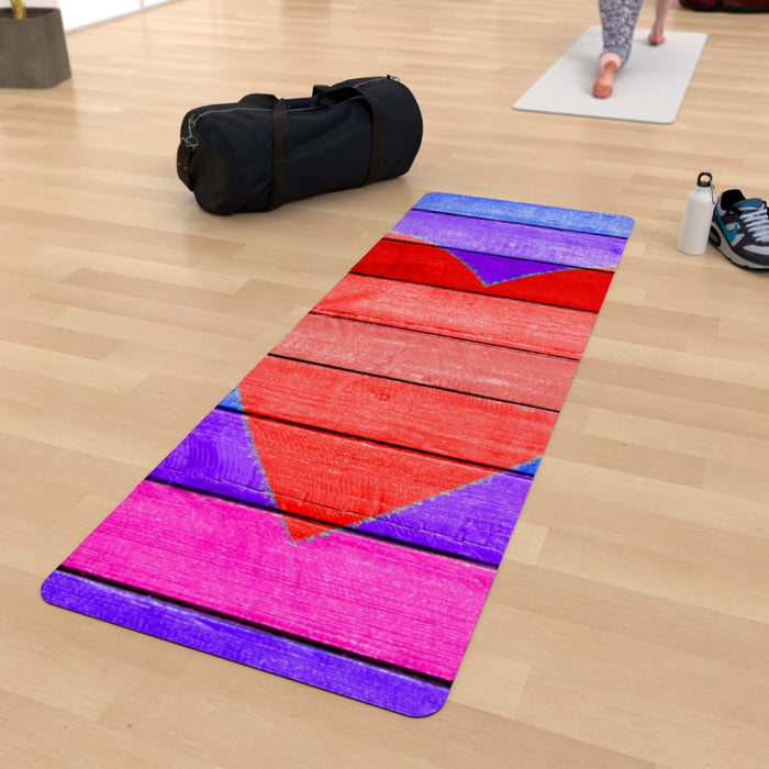 Yoga Mat - Heart - Print On It