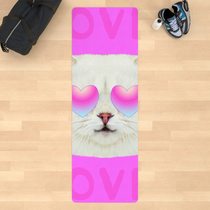 Yoga Mat - Cat Love - Print On It