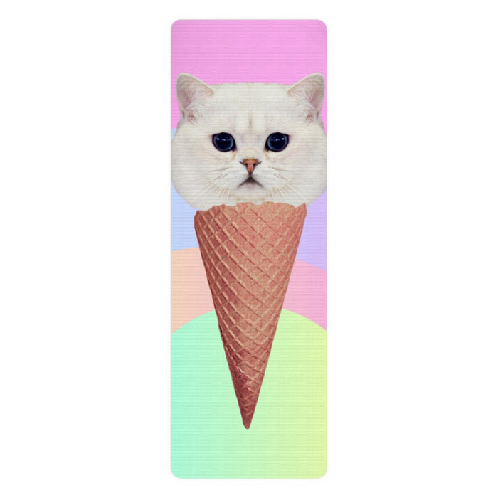 Yoga Mat - Cat Cone - Print On It