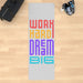 Yoga Mat - Work Hard - Print On It