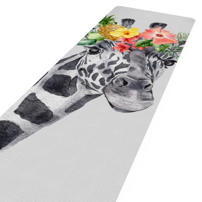 Yoga Mat - Floral Giraffe - Print On It