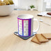 Personalised 11oz Ceramic Mug - Neon Strips - Print On It