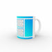 Personalised 11oz Ceramic Mug - Blue Hue - Print On It