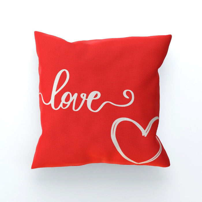 Personalised Cushion - Hearts and Love - Print On It