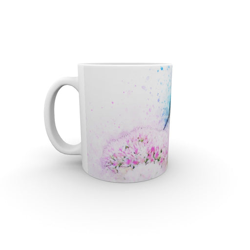 11oz Ceramic Mug - Watercolour Hummingbird - printonitshop