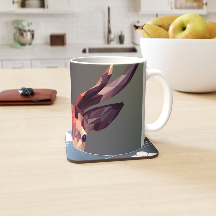 11oz Ceramic Mug - Vector Deer - printonitshop