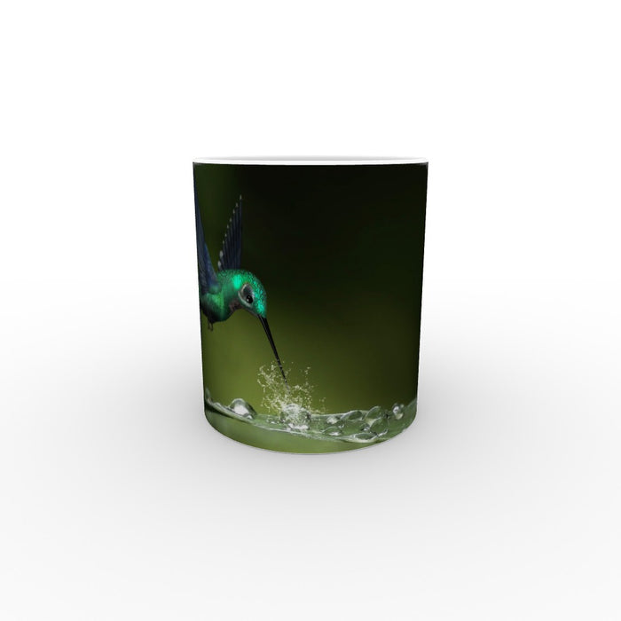 11oz Ceramic Mug - Hummingbird Feeding - printonitshop