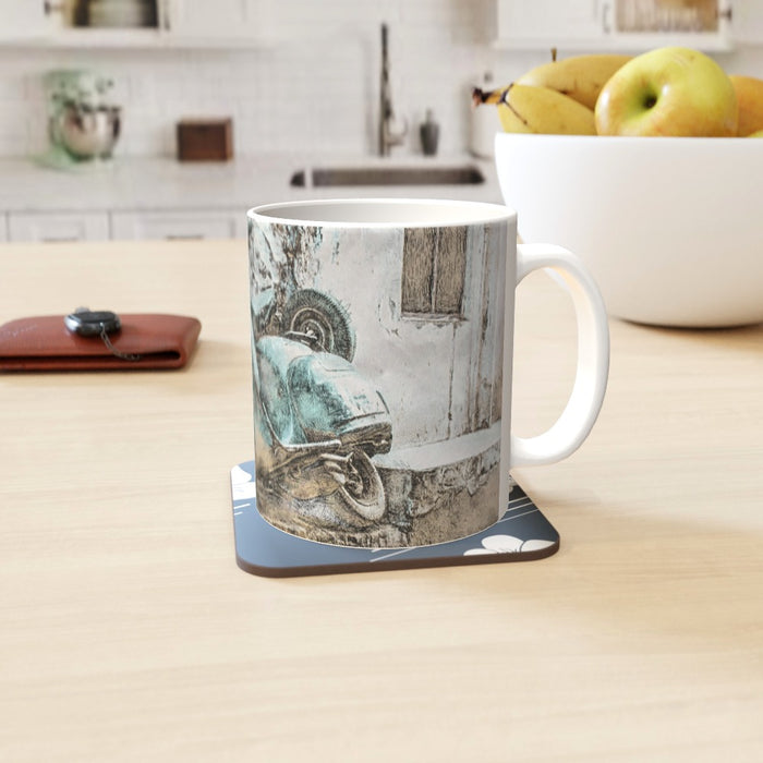 11oz Ceramic Mug - Classic Scooter - printonitshop