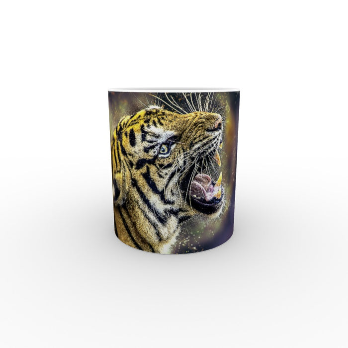 11oz Ceramic Mug - Digtial Tiger - printonitshop