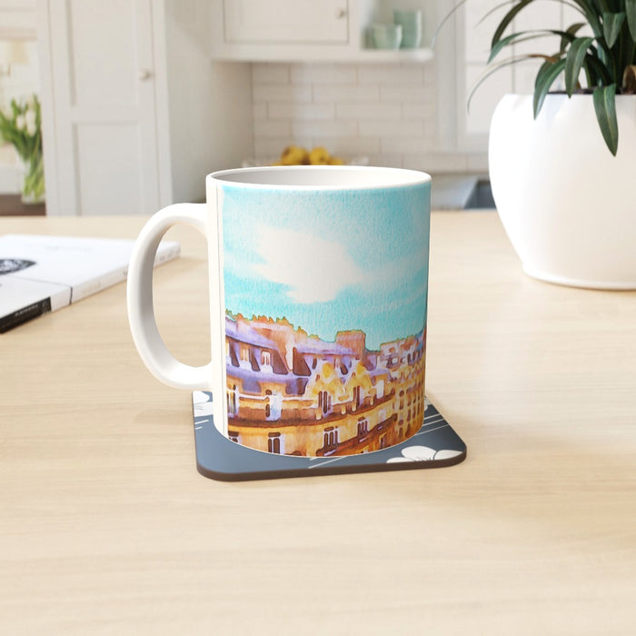 11oz Ceramic Mug - Paris View - printonitshop