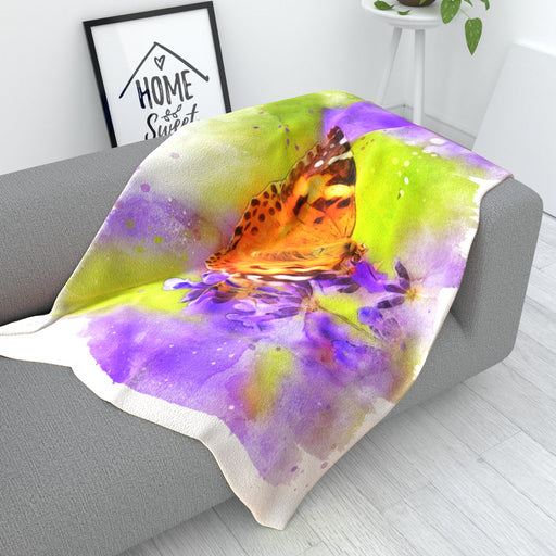 Blanket - Watercolour Butterfly - printonitshop