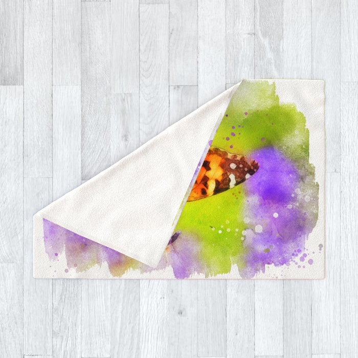 Blanket - Watercolour Butterfly - printonitshop