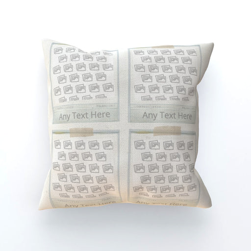 Personalised Cushion - 4 Photo Upload - Print On It