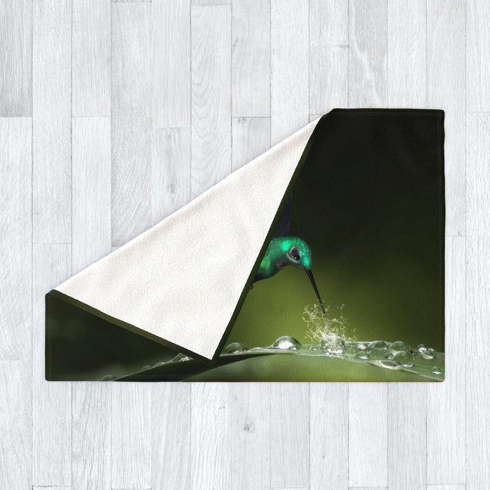 Blanket - Hummingbird Feeding - printonitshop