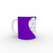 Personalised 11oz Ceramic Mug - Single Heart - Print On It