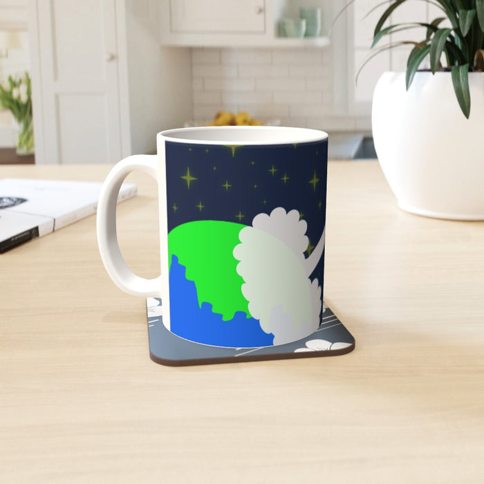 11oz Ceramic Mug - Blast Off - printonitshop