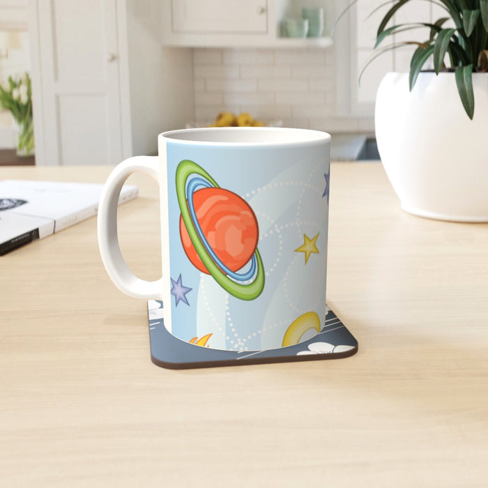 11oz Ceramic Mug - Space Adventures - printonitshop