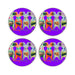 Coasters - Mice on Purple - printonitshop
