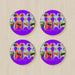 Coasters - Mice on Purple - printonitshop