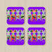 Coasters - Mice on Purple - printonitshop