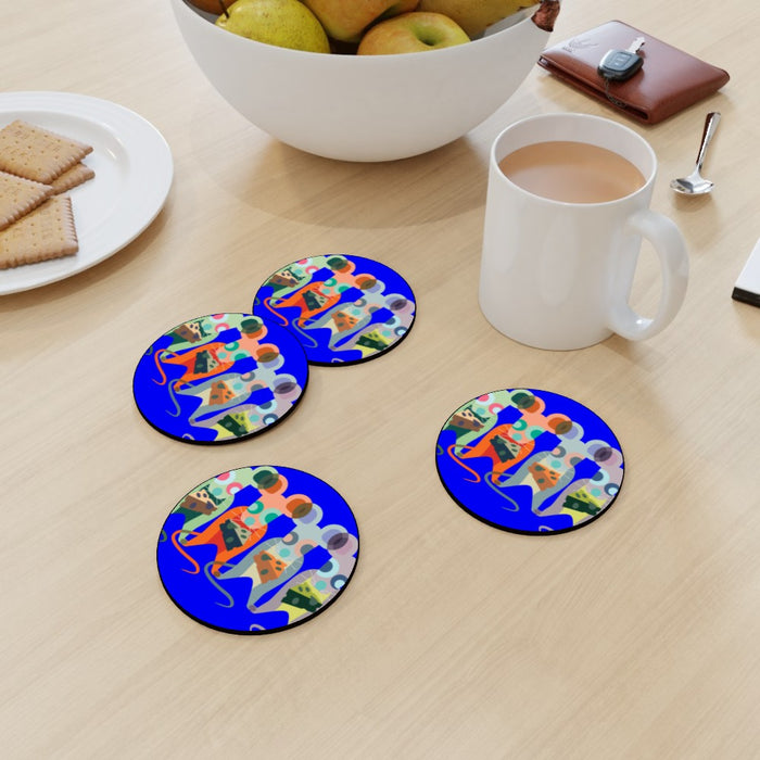 Coasters - Mice on Blue - printonitshop