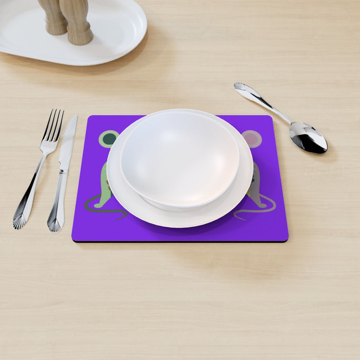 Placemat - Mice on Purple - printonitshop