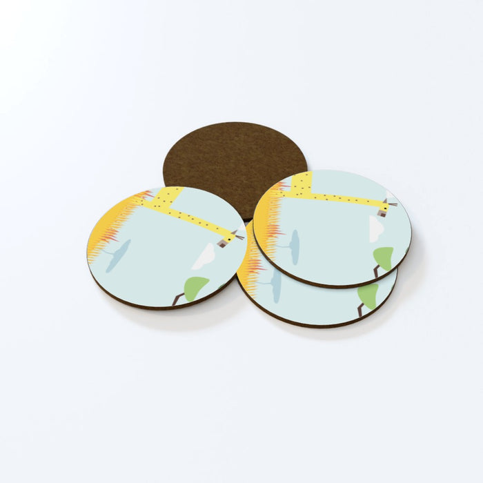 Coasters - Giraffe and Tree - printonitshop